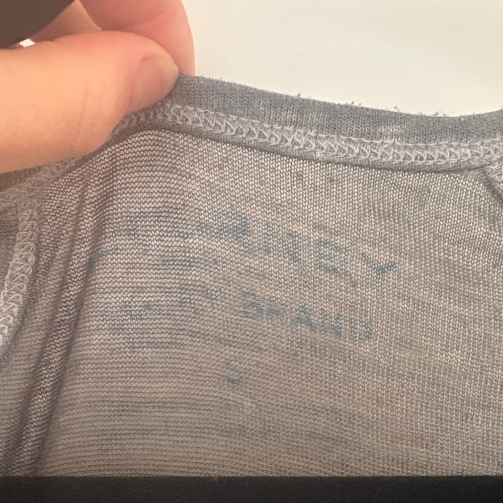 Women's Gray Graphic Strappy Tee - Picture 3 of 9